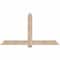 Ekena Millwork Eugene Smooth Timber Gable Bracket, Douglas Fir, 72"W x 39"H x 1 1/2"D x 5 1/2"F, 13/12 Pitch GBW072X39X0206EUG00SDF - alternate 1